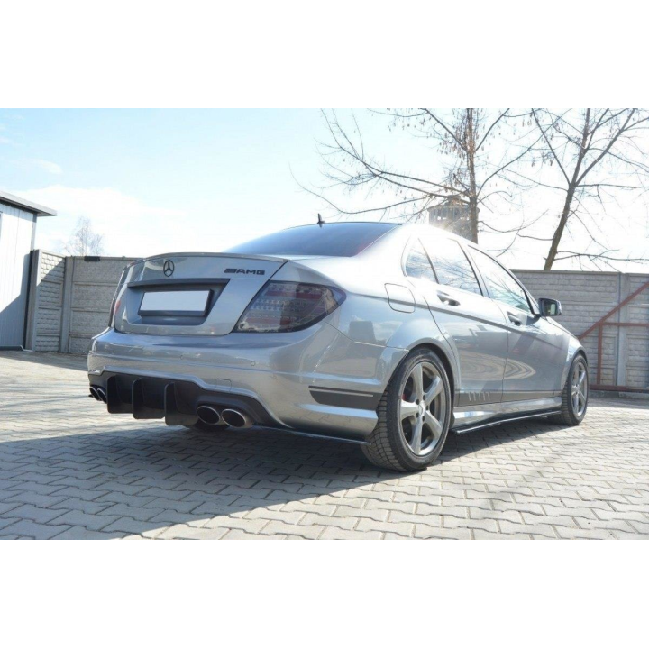 Dyfuzor Tylny Mercedes C-Class W204 AMG-Line Polift V.1