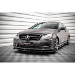 Splitter Przedni V.1 Mercedes-Benz C Coupe / Sedan / Estate  AMG-Line C204 / W204 Facelift / S204 Facelift