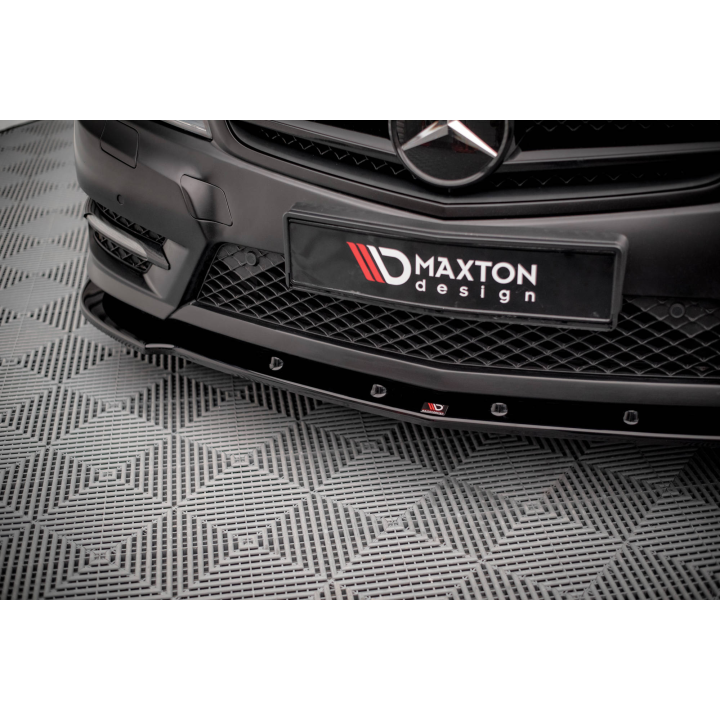 Splitter Przedni V.2 Mercedes-Benz C Coupe / Sedan / Estate  AMG-Line C204 / W204 Facelift / S204 Facelift