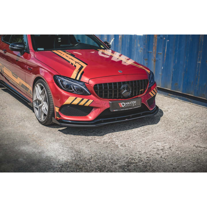 Splitter Przedni Street Pro + Flaps Mercedes-AMG C43 / AMG-Line Coupe C205