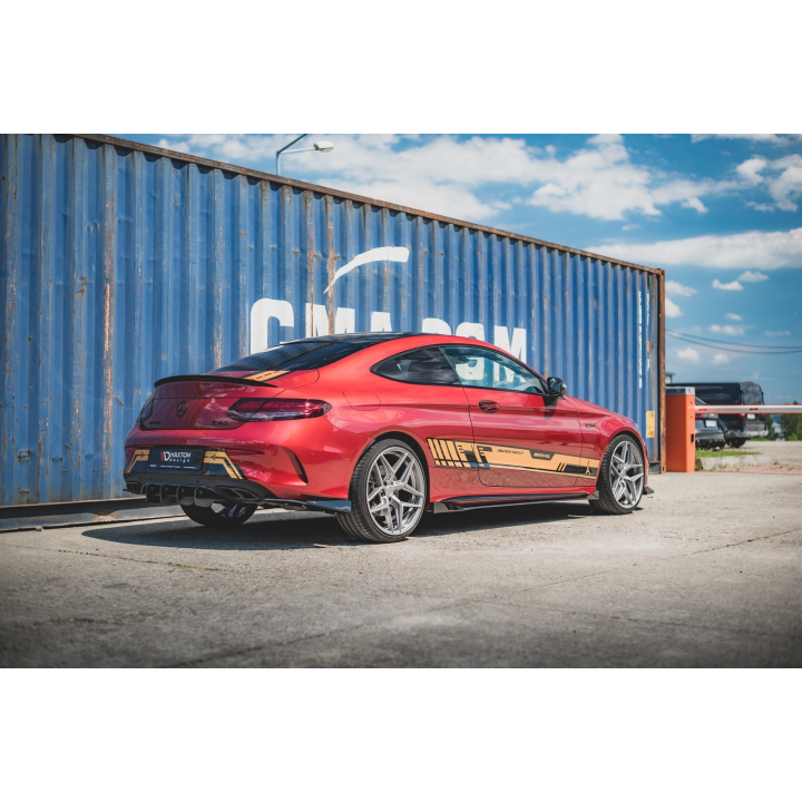 Splittery Tylne Boczne Street Pro + Flaps Mercedes-AMG C43 Coupe C205