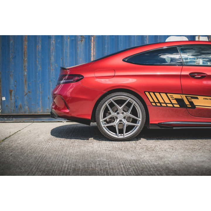 Splittery Tylne Boczne Street Pro + Flaps Mercedes-AMG C43 Coupe C205
