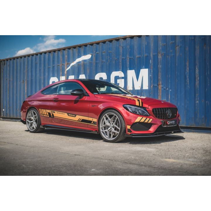 Dokładki progów Street Pro+ Flapsy Mercedes-AMG C43 / AMG-Line Coupe C205