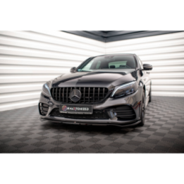 Splitter Przedni V.1 Mercedes-Benz C AMG Line Sedan / Coupe / Estate W205 / C205 / S205 Facelift