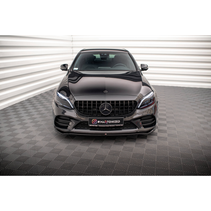 Splitter Przedni V.1 Mercedes-Benz C AMG Line Sedan / Coupe / Estate W205 / C205 / S205 Facelift