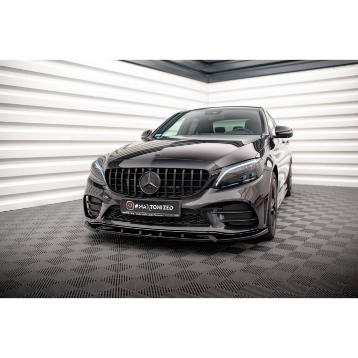 Splitter Przedni V.2 Mercedes-Benz C AMG Line Sedan / Coupe / Estate W205 / C205 / S205 Facelift