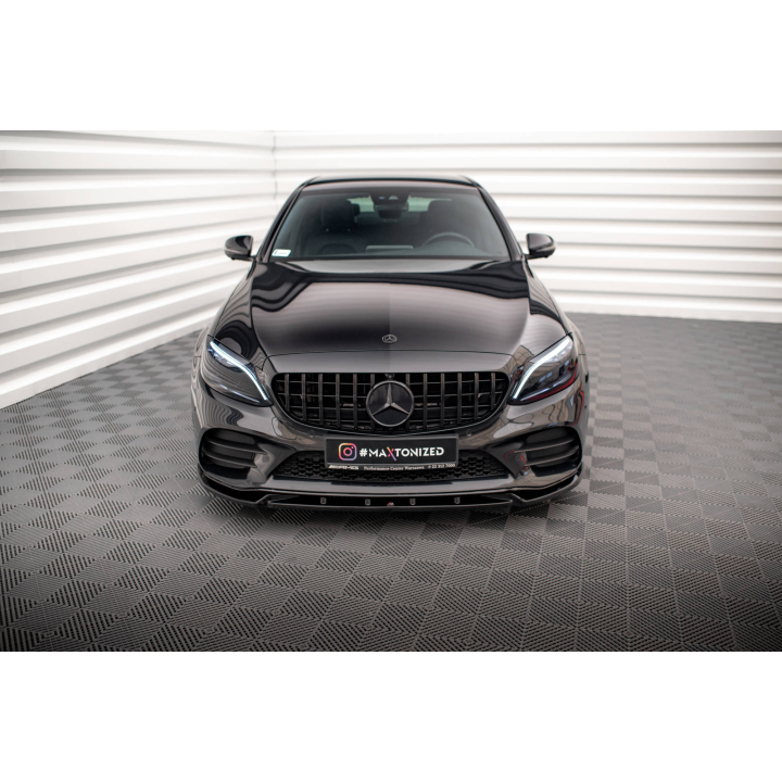 Splitter Przedni V.2 Mercedes-Benz C AMG Line Sedan / Coupe / Estate W205 / C205 / S205 Facelift