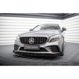 Splitter Przedni Street Pro + Flaps Mercedes-AMG C43 Coupe / Cabrio C205  Facelift / A205 Facelift