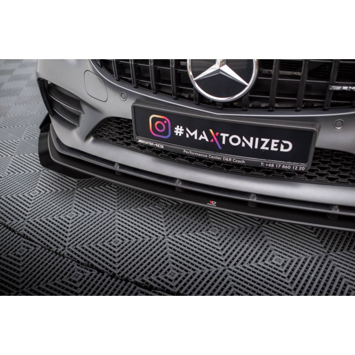 Splitter Przedni Street Pro + Flaps Mercedes-AMG C43 Coupe / Cabrio C205  Facelift / A205 Facelift