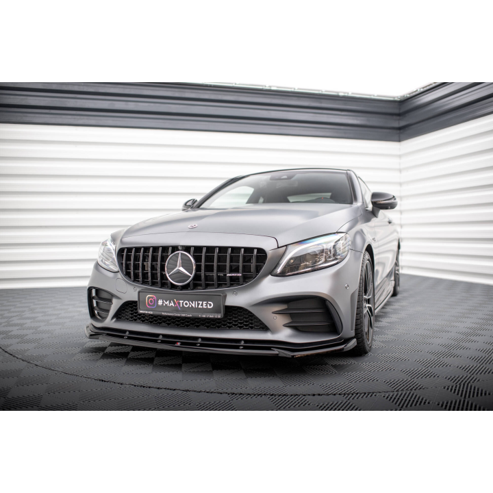 Splitter Przedni V.2 Mercedes-AMG C43 Coupe / Cabrio / Sedan / Estate C205 / A205 / W205 / S205 Facelift