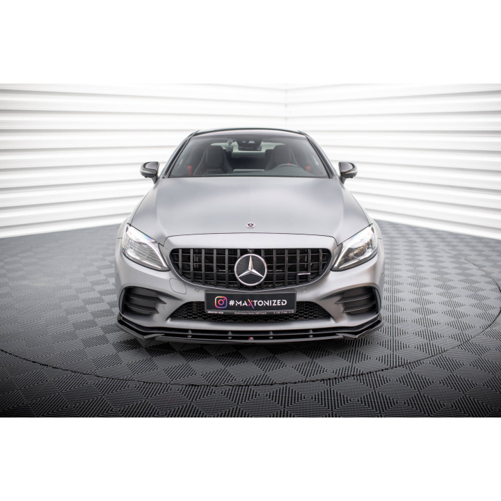 Splitter Przedni V.2 Mercedes-AMG C43 Coupe / Cabrio / Sedan / Estate C205 / A205 / W205 / S205 Facelift