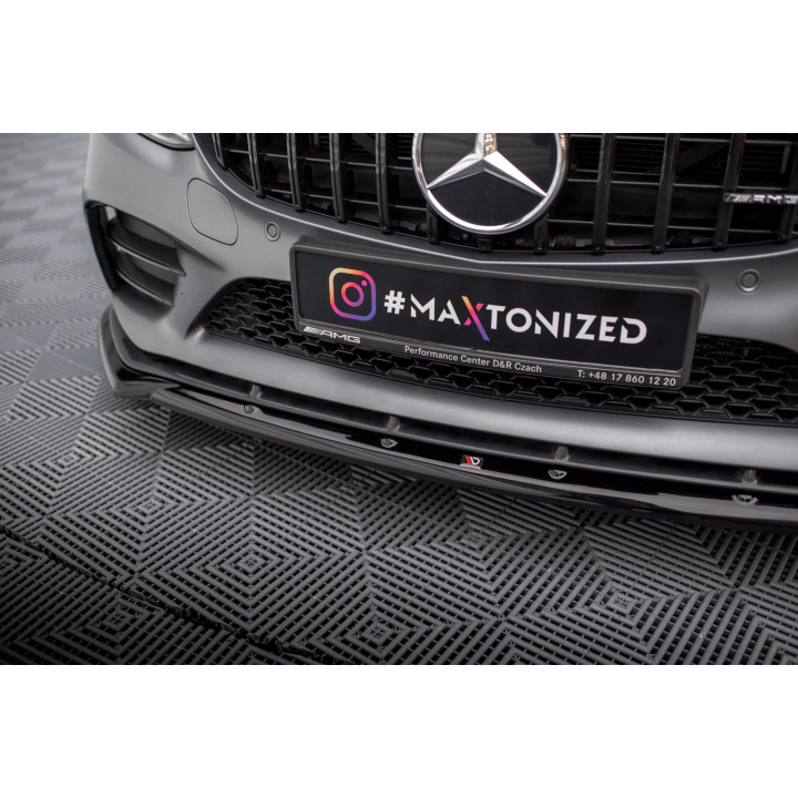 Splitter Przedni V.2 Mercedes-AMG C43 Coupe / Cabrio / Sedan / Estate C205 / A205 / W205 / S205 Facelift
