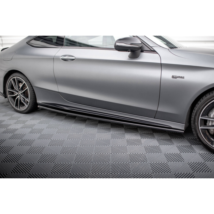Dokładki Progów Mercedes-AMG C43 Coupe / Cabrio C205 Facelift / A205 Facelift