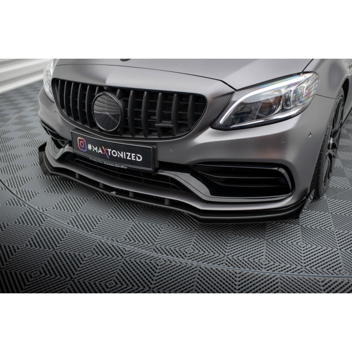 Splitter Przedni Street Pro + Flaps Mercedes-AMG C63 Sedan / Estate W205 Facelift