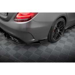 Splittery Tylne Boczne Street Pro + Flaps Mercedes-AMG C63 Sedan / Estate W205 Facelift