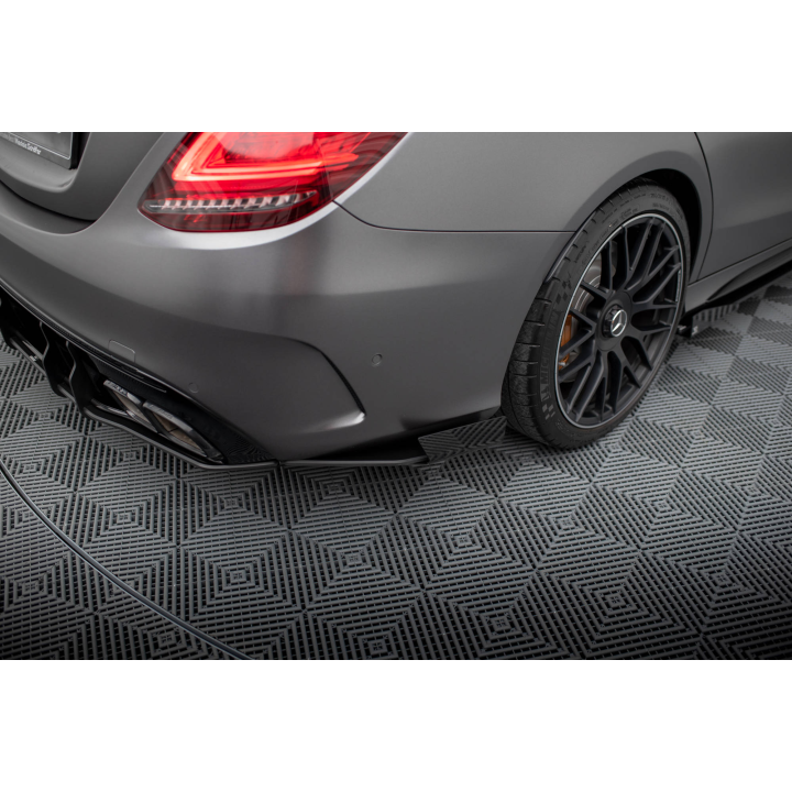 Splittery Tylne Boczne Street Pro + Flaps Mercedes-AMG C63 Sedan / Estate W205 Facelift