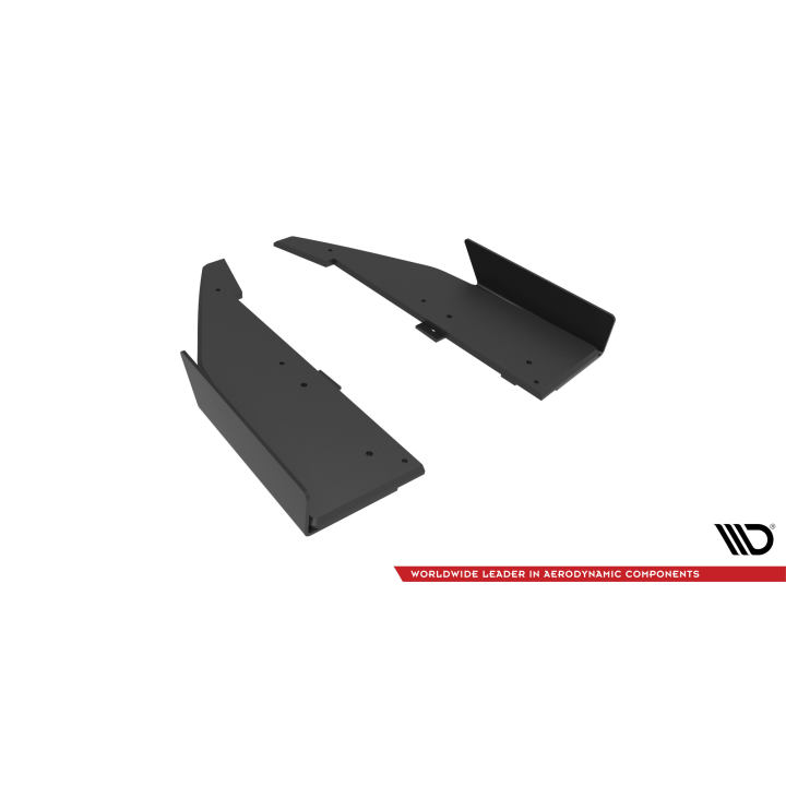 Splittery Tylne Boczne Street Pro + Flaps Mercedes-AMG C63 Sedan / Estate W205 Facelift