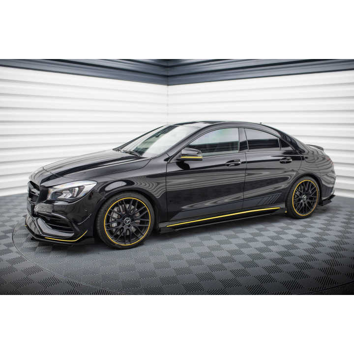 Dokładki progów Street Pro + Flaps Mercedes-AMG CLA 45 C117 Facelift