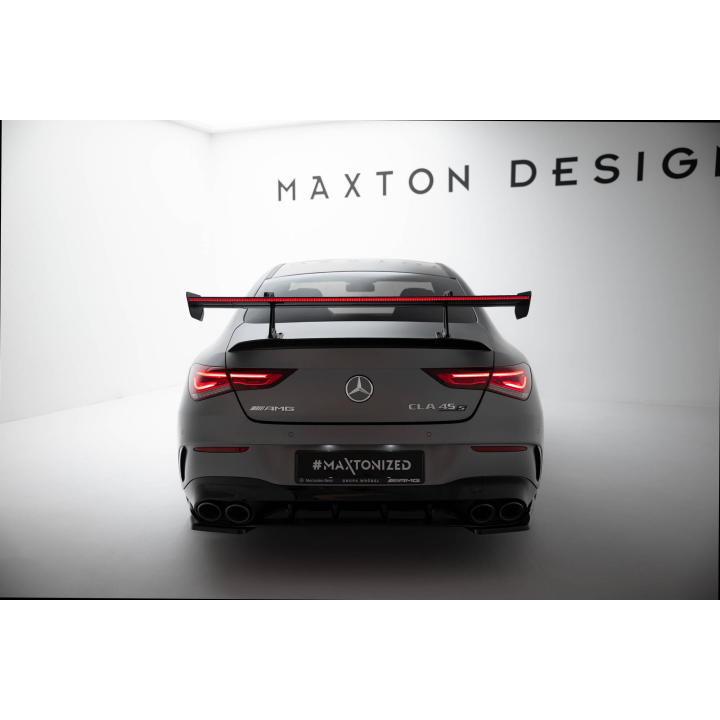 Karbonowy Spoiler Z Górnymi Mocowaniami + LED Mercedes-Benz CLA Coupe C118 / C118 Facelift