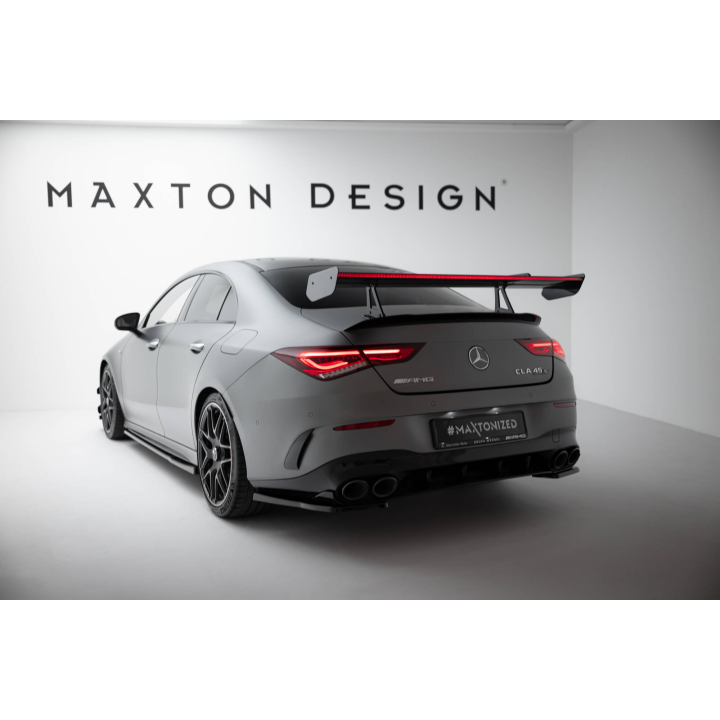 Karbonowy Spoiler Z Górnymi Mocowaniami + LED Mercedes-Benz CLA Coupe C118 / C118 Facelift