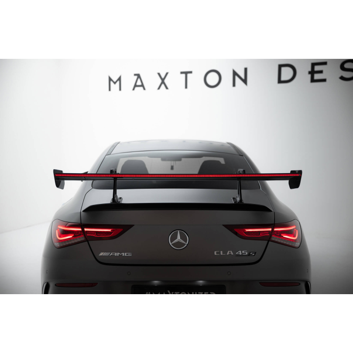 Karbonowy Spoiler Z Górnymi Mocowaniami + LED Mercedes-Benz CLA Coupe C118 / C118 Facelift