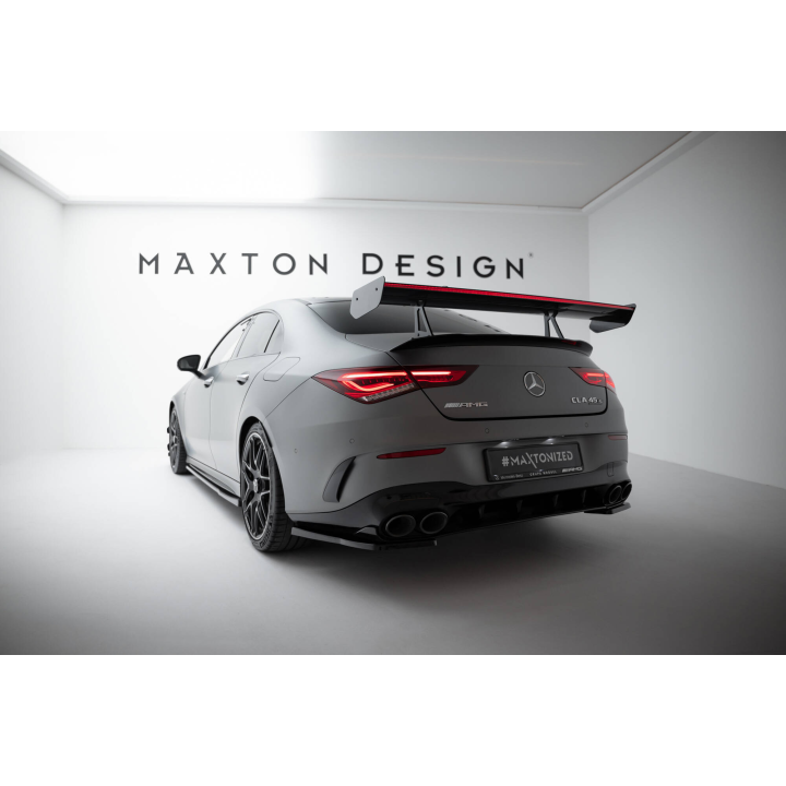Karbonowy Spoiler Z Górnymi Mocowaniami + LED Mercedes-Benz CLA Coupe C118 / C118 Facelift