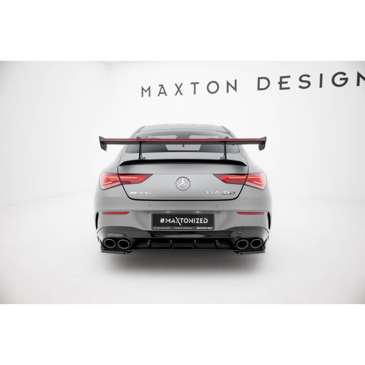 Karbonowy Spoiler Z Górnymi Mocowaniami + LED Mercedes-Benz CLA Coupe C118 / C118 Facelift