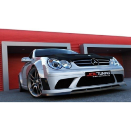Splitter Przedni Mercedes CLK W209 (do zderzaka Me-clk-209-black-f1)