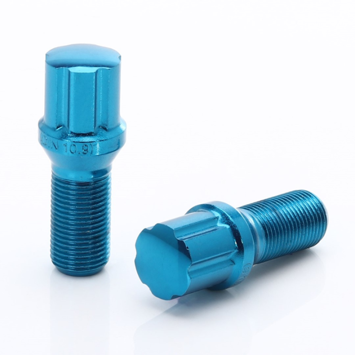 Japan Racing Zestaw śrub JB1 M14x1,25 niebieskie