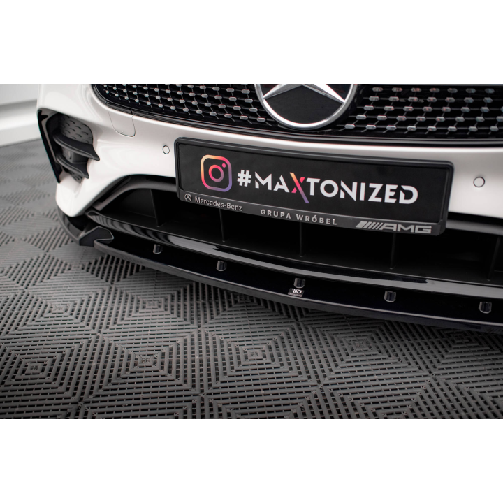 Splitter Przedni V.2 Mercedes-Benz E-Class W213 Coupe Facelift (C238 Facelift) / Cabriolet (A238 Facelift) AMG-Line / 53 AMG