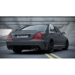 Zderzak Tylny + Dyfuzor Tylny Mercedes-Benz S W221 (Look W205)